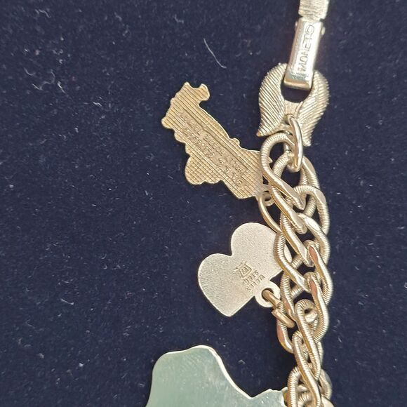 Monet Charm Bracelet, Texas, Holly Hobbie, Wells Sterling Masks, CAC Sterling - Picture 4 of 10